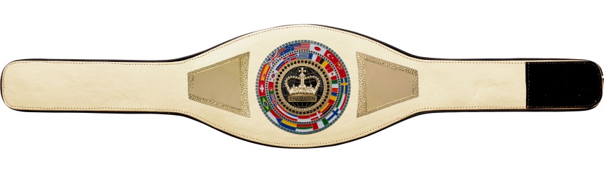 CHAMPIONSHIP BELT PROFLAG2/FLAG/G/BLKCRWN - VARIETY OF LEATHER COLOURS AVAILABLE CHAMPIONSHIP BELT PROFLAG2/FLAG/G/BLKCRWN - VARIETY OF LEATHER COLOURS AVAILABLE